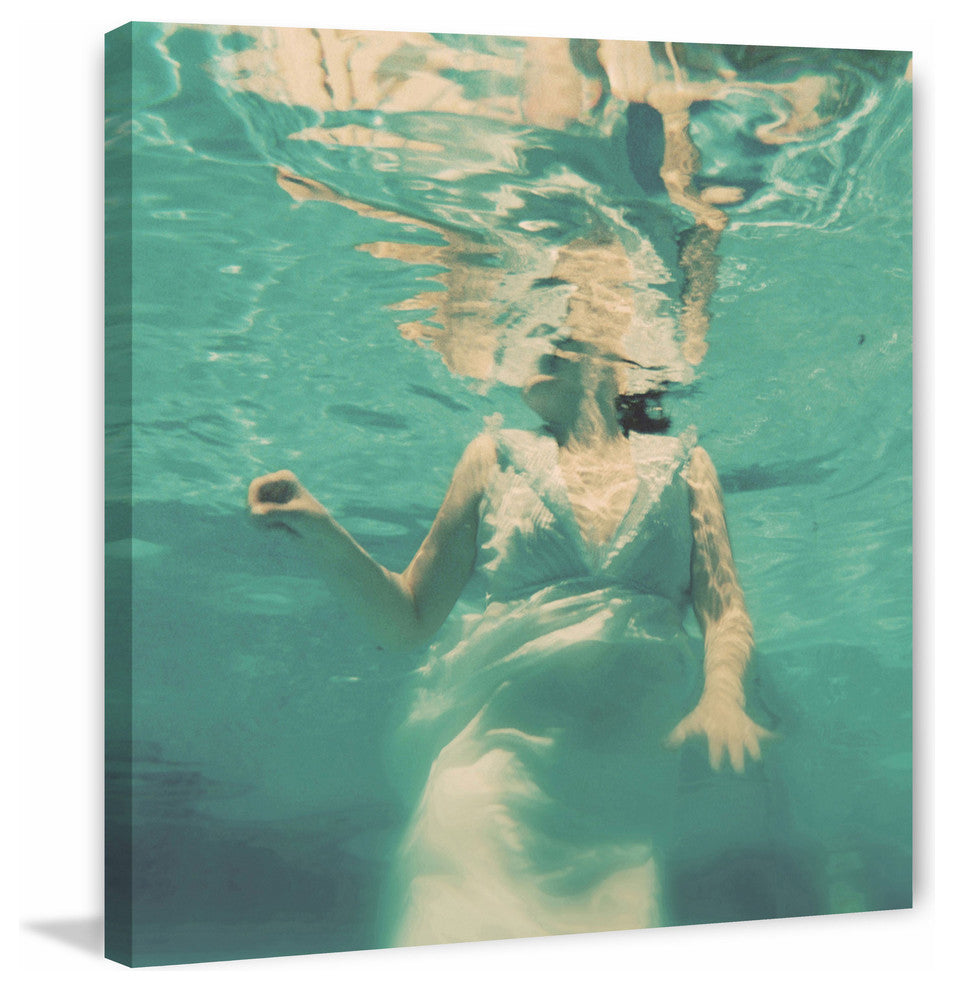 Marmont Hill, "Dive Pillow" Painting Print on Wrapped Canvas, 32x32