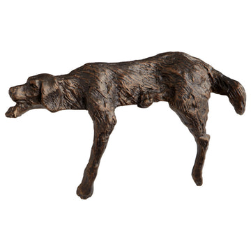 Lazy Dog Sculpture, Bronze