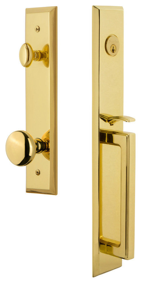 Fifth Avenue 1-Piece Dummy Handleset, D Grip and Fifth Avenue Knob, 849472