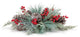 Frosted Pine Cone and Berry Centerpiece 25.25"L