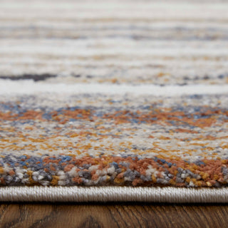 Odera R39MQ Modern/Global Rug, Ivory/Multi, 8'x10'