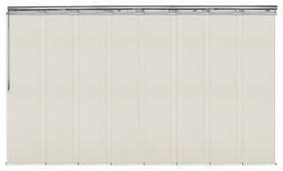 Elza 8-Panel Track Extendable Vertical Blinds 130-175"W
