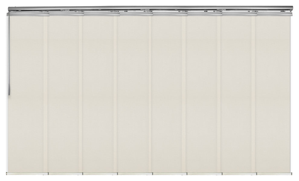 Elza 8-Panel Track Extendable Vertical Blinds 130-175"W