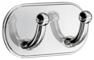 Double Hook Self Adhesive, Chrome