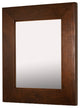 14"x18" Fox Hollow Furnishings Mirrored Medicine Cabinet, Caramel