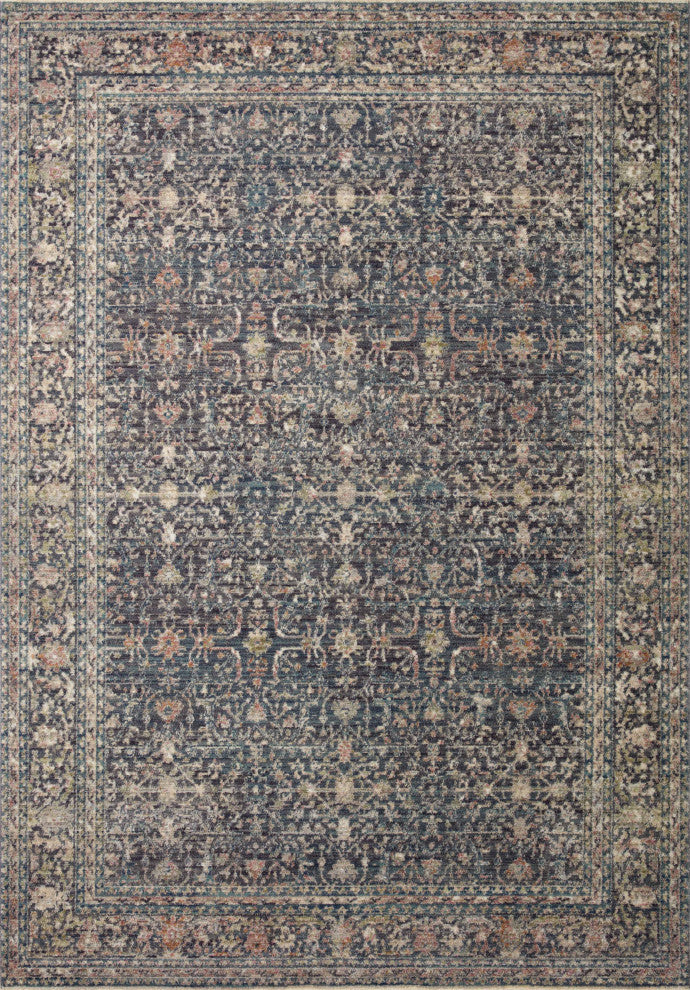 Jean Stoffer x Loloi Bradbury Midnight/ Multi 2'-6" x 10'-0" Runner Rug