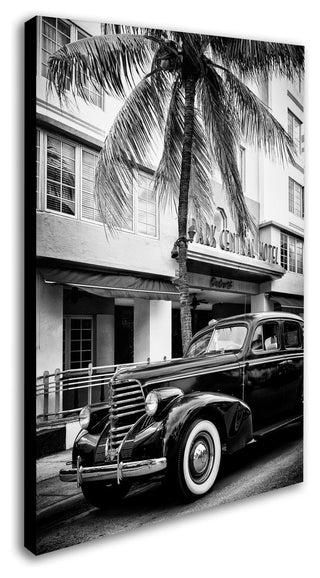 Philippe Hugonnard 'Classic Car Miami Beach' Canvas Art, 30x47