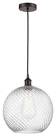 Innovations 616-1P-OB-G1214-12-LED 1-Light Mini Pendant, Oil Rubbed Bronze