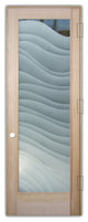Interior Prehung Door or Interior Slab Door - Dreamy Waves - Douglas Fir...