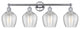 Innovations 616-4W-PC-G462-6 4 Light 32.75" Bath Vanity Light, Polished Chrome