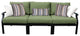 kathy ireland Madison Ave. 3 Piece Aluminum Patio Furniture Set 03c, Forest