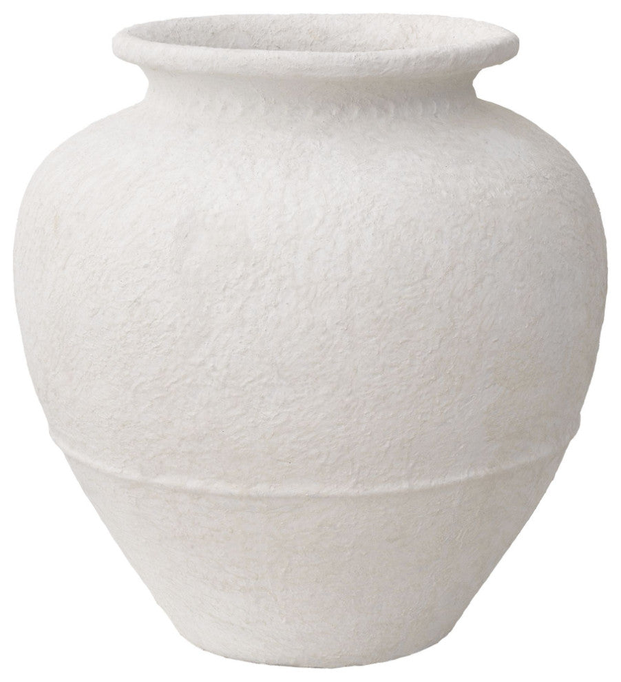 Matte White Clay Vase | Eichholtz Reine S