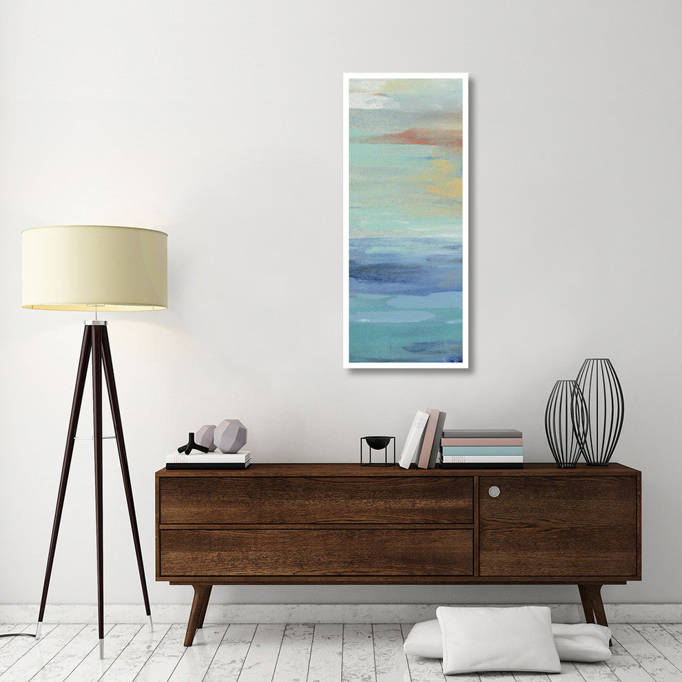 "Sunset Beach Panel I" Digital Paper Print by Silvia Vassileva, 22"x52"