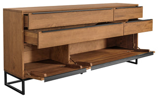 Nevada Rustic 2-Piece set With Dining Table and Sideboard, Balsamico