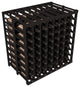 8 Column Double Deep Tasting Table, Redwood, Black