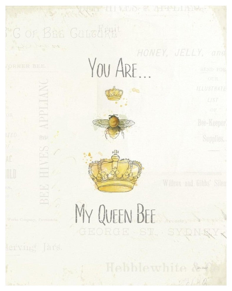 "Bee and Bee VI" Digital Paper Print by Katie Pertiet, 30"x37"