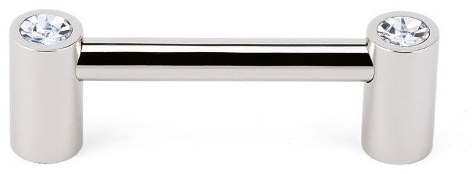 Alno Crystal Pull Modern in Polished Nickel