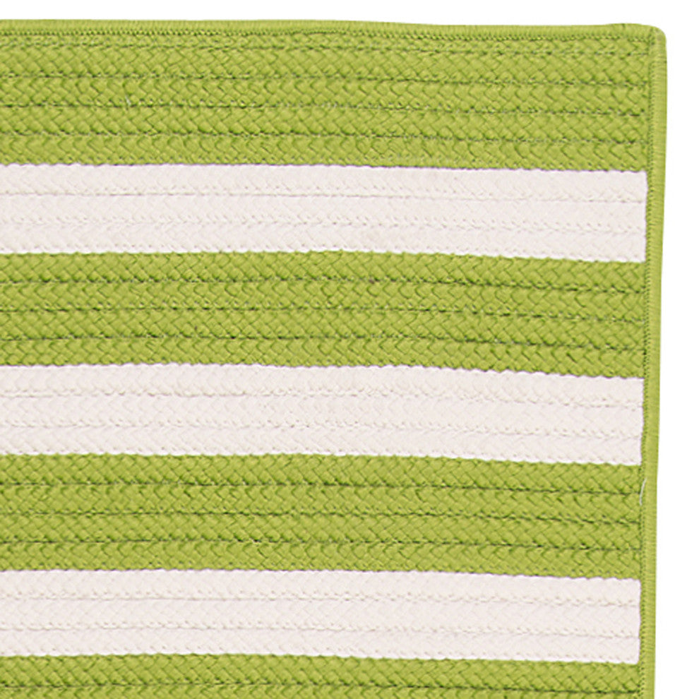 Aniston Braided Runner Rug, Green, 30"x120"