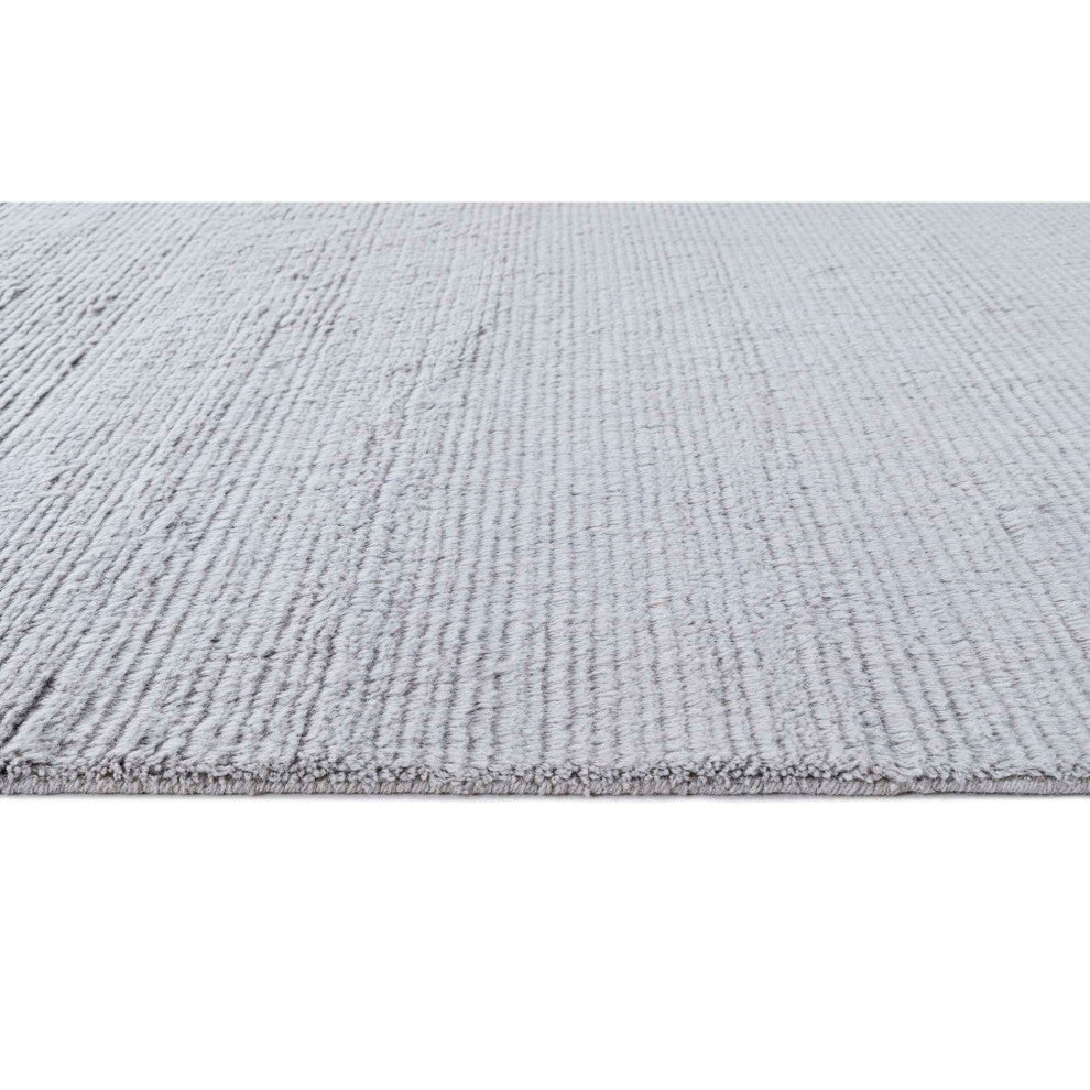 Bliss Solid Area Rug, Gray, 2'6"x8'