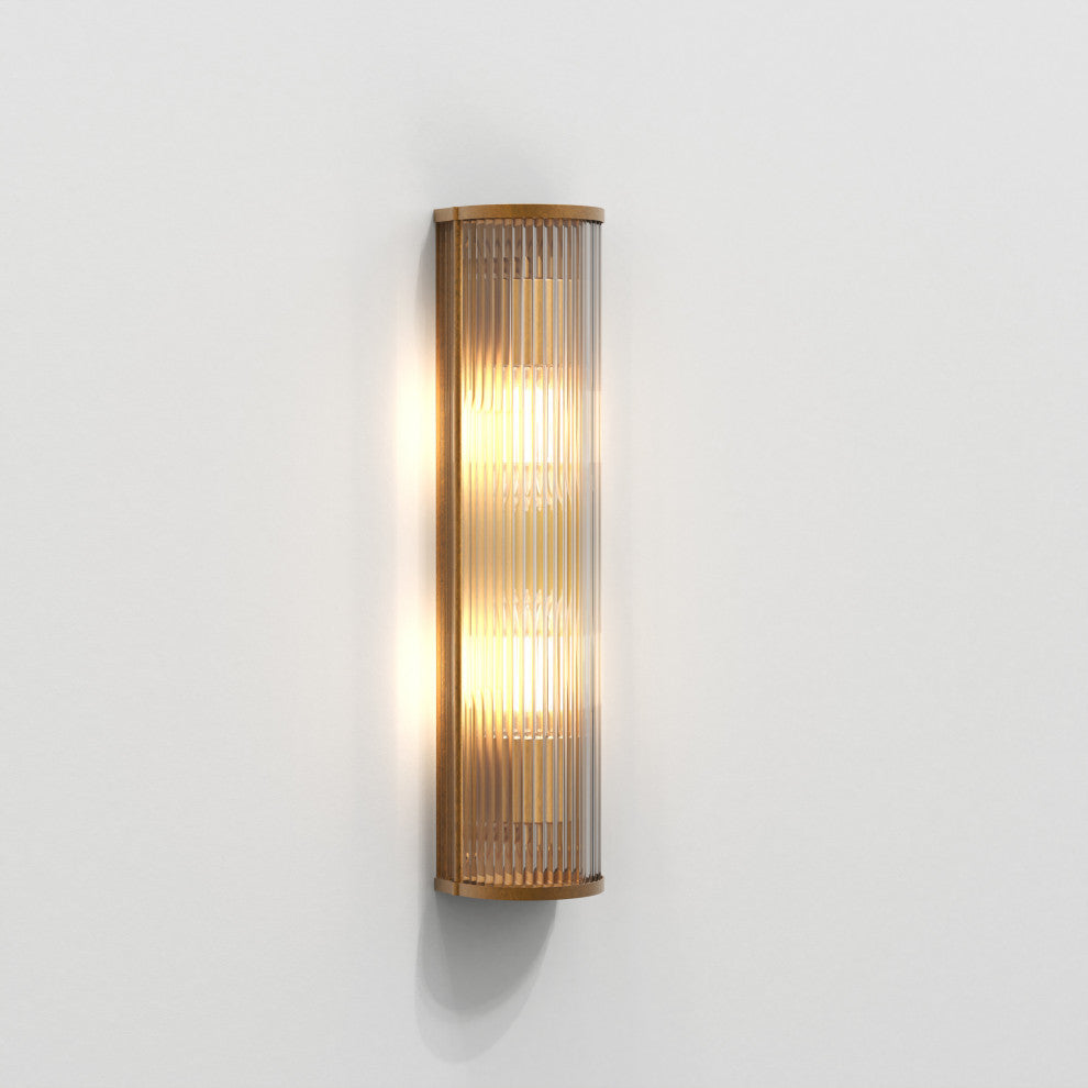 Astro Avignon Round 525, Dimmable Indoor Wall Light (Antique Brass)
