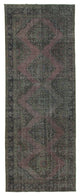 Rug N Carpet - Hand-knotted Turkish 4' 7" x 12' 4" Vintage Runner Rug