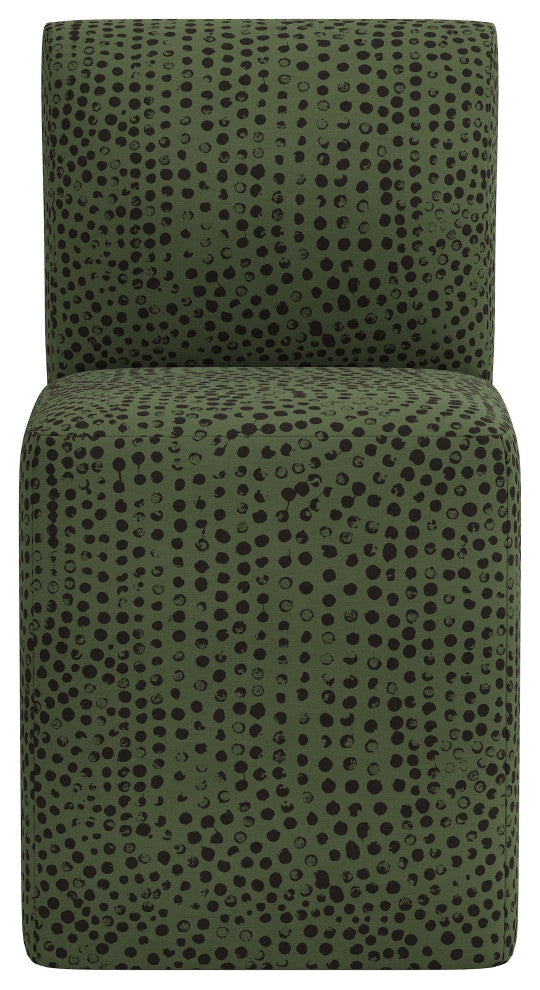 Dining Chair, Aussie Dot Sage Oga