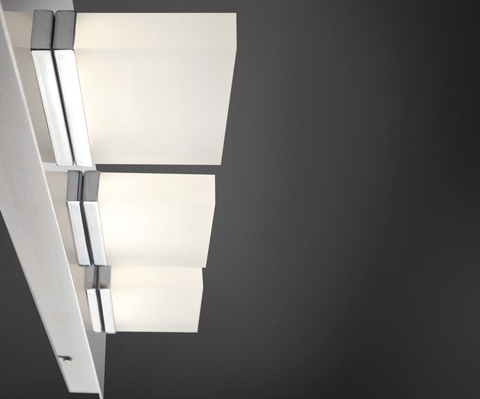 5 Light Contemporary Vanity, Black