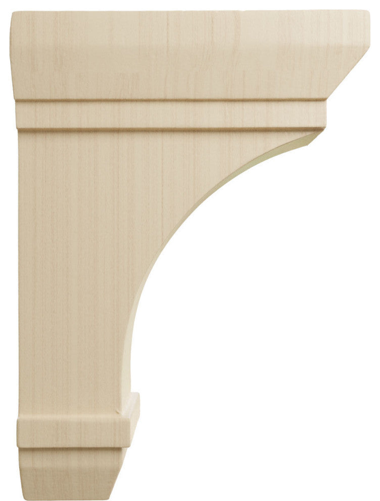 2 1/4"W x 5"D x 7"H Stockport Bracket, Rubberwood