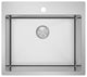 Transolid Diamond 25"x22" Dual Mount Single Bowl Kitchen Sink, Stainless