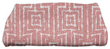Woven Tiki, Geometric Print Bath Towel, Orange