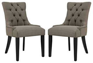 Modern Granite Regent Dining Side Chair Fabric Set of 2