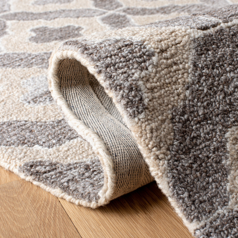 Safavieh Couture Abstract Collection, ABT634 Rug, Beige/Grey, 8'x10'