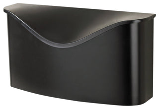 Postino Mailbox, Powder Coated Black