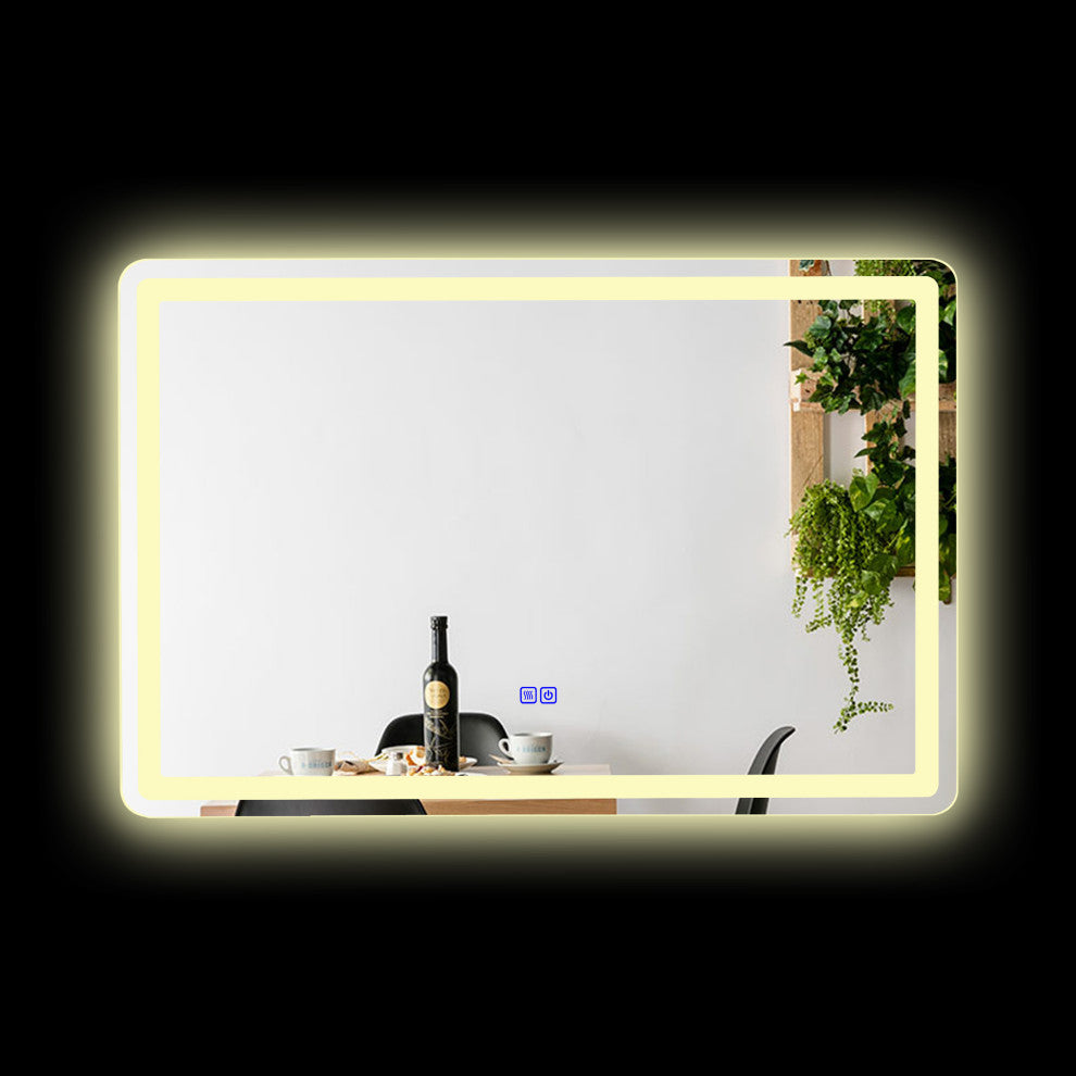 CHLOE Lighting LUMINOSITY Rectangular TouchScreen LED Mirror