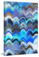 "Wavy Blends II v2" Painting Print on Canvas by Irena Orlov