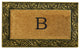 Prestige Gold Monogram Doormat 18"x30", Letter B