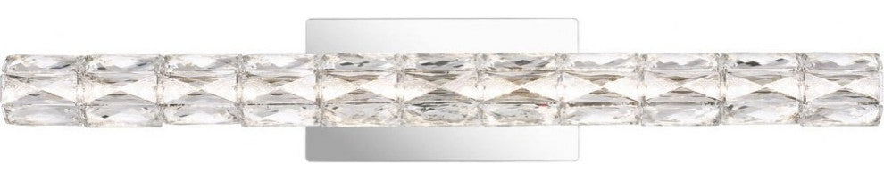 Luster LED Bath Vanity, Polished Chrome