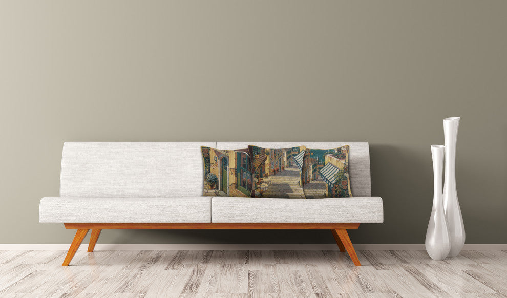 Bellagio Village I Decorative Couch Pillow Cover