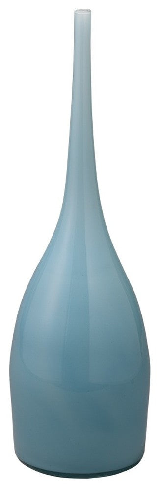 Pixie Decorative Vases in Periwinkle Blue Glass, Set Of 3