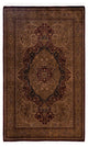 Overdyed One-of-a-Kind Hand-Knotted Area Rug Brown, 4' 5" x 7' 4"