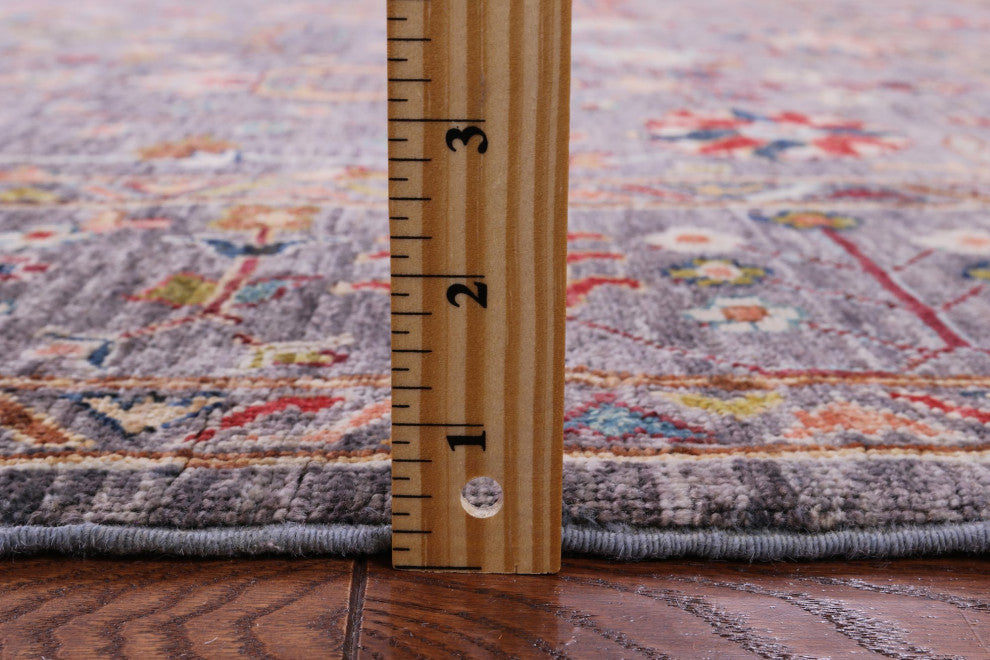 5' 7" X 7' 9" Hand Knotted Persian Tabriz Wool Rug Q7669