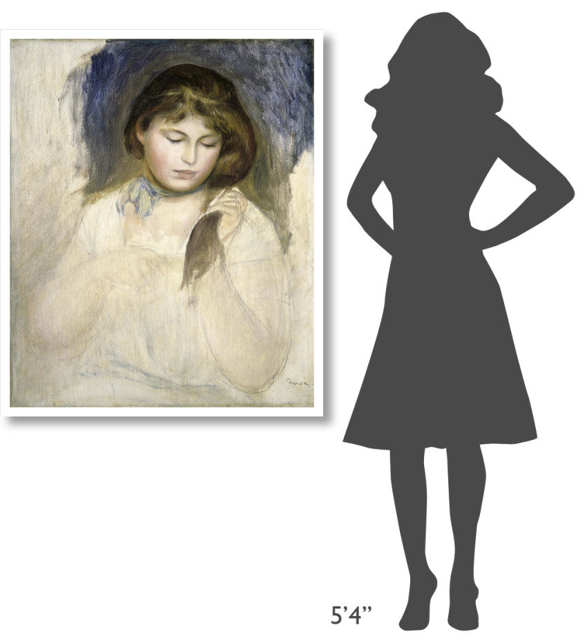 "Head of Gabrielle" Digital Paper Print by Pierre-Auguste Renoir, 35"x42"
