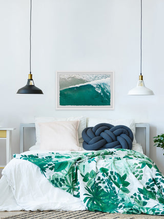 "Riding the Wave" Framed Painting Print, 18"x12"