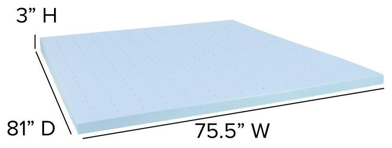 14" Metal Platform Bed Frame, 10" Pocket Spring Mattress & Memory Foam Topper, Black, Queen