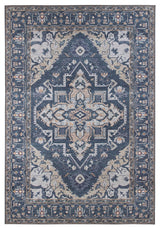 Amer Rugs Myra Shantalle MYR-7 Royal Blue Power-loomed - 5' X 7'6" Rectangle