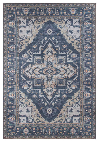 Amer Rugs Myra Shantalle MYR-7 Royal Blue Power-loomed - 5' X 7'6" Rectangle