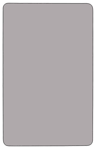 30''Wx48''L Gray Thermal Laminate Activity Table