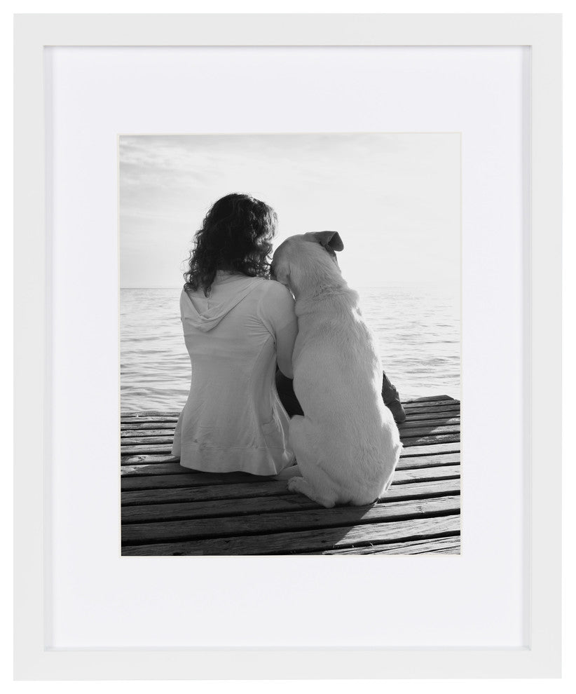 Gallery Wood Picture Frame, Set of 4, White, 11"x14"