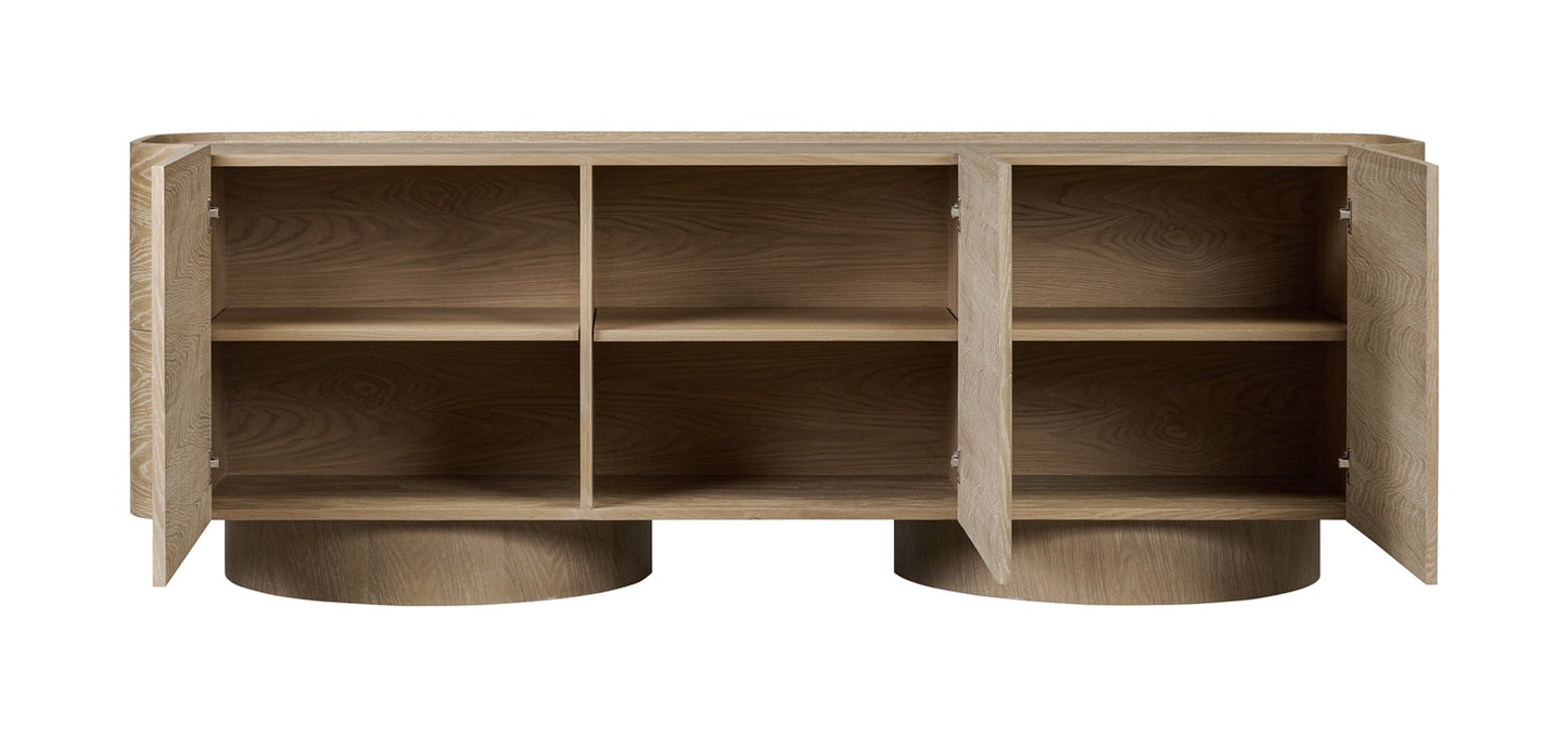 Bellevue 3-Dr Sideboard, Blonde Oak