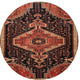 Ahgly Company Indoor Round Traditional Area Rugs, 3' Round